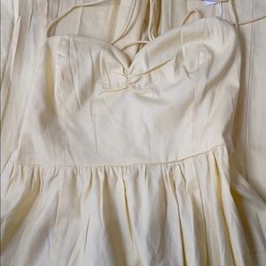 Reformation open back dress